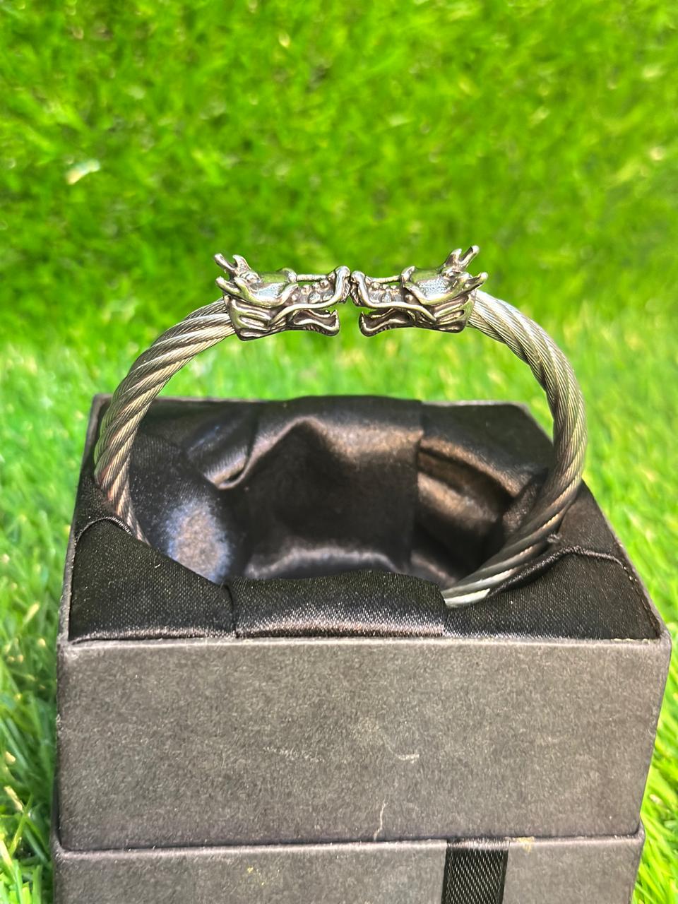 Dragon Rope Bracelet – {Golden & Silver}