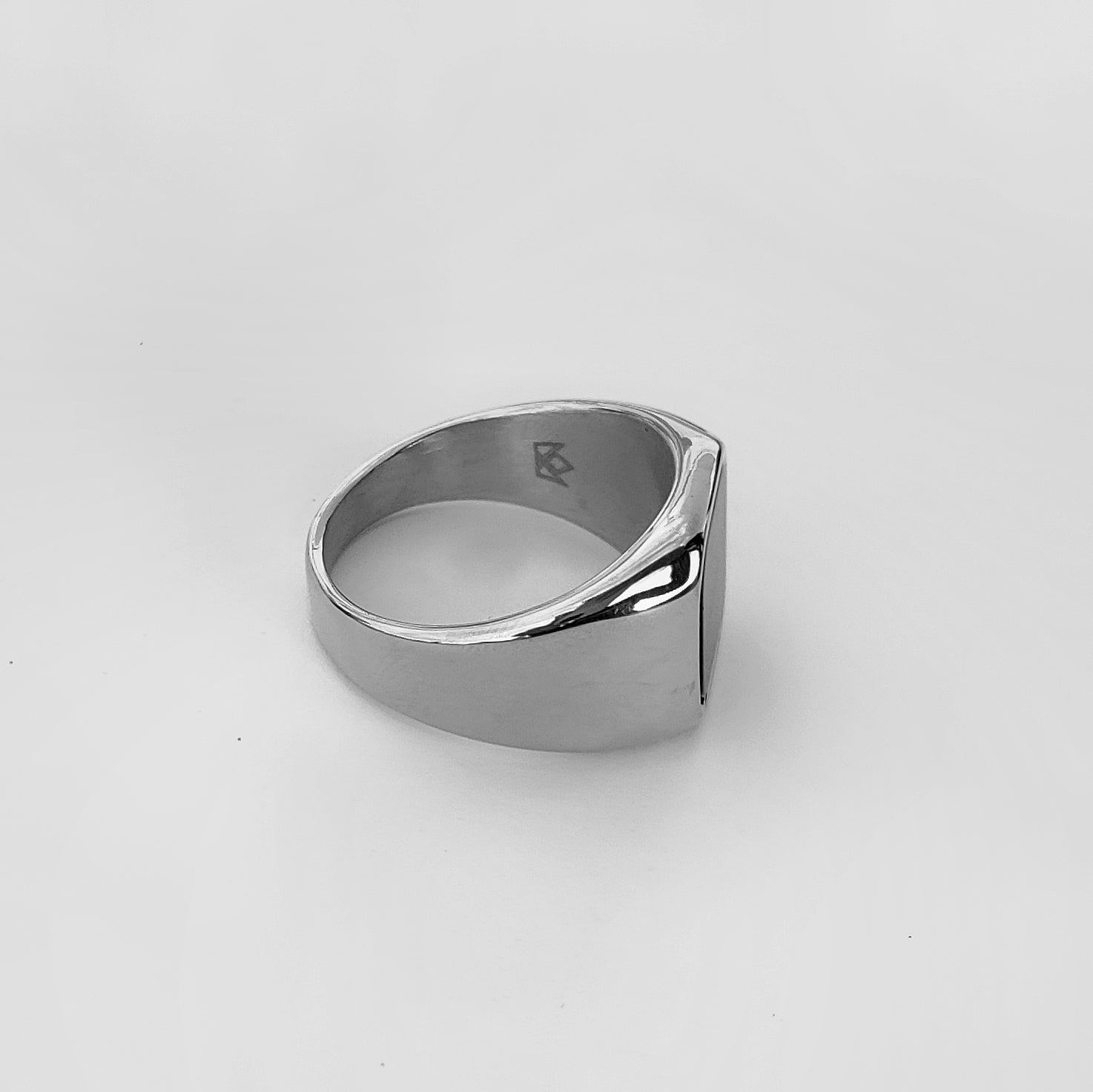 Square Agate Ring [Silver]