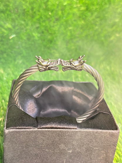 Dragon Rope Bracelet – {Golden & Silver}