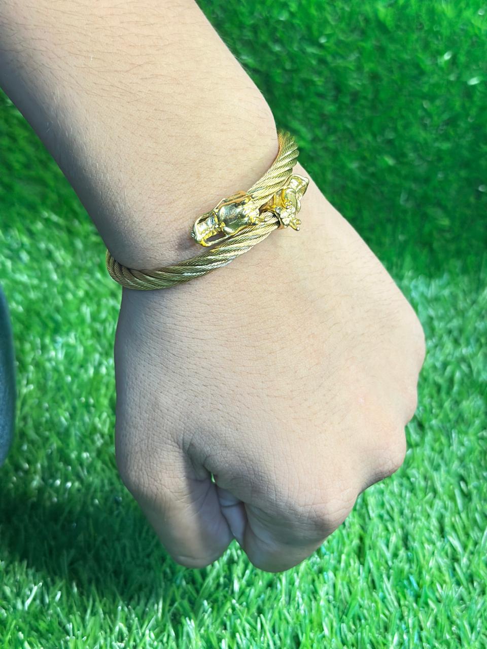 Dragon Rope Bracelet – {Golden & Silver}